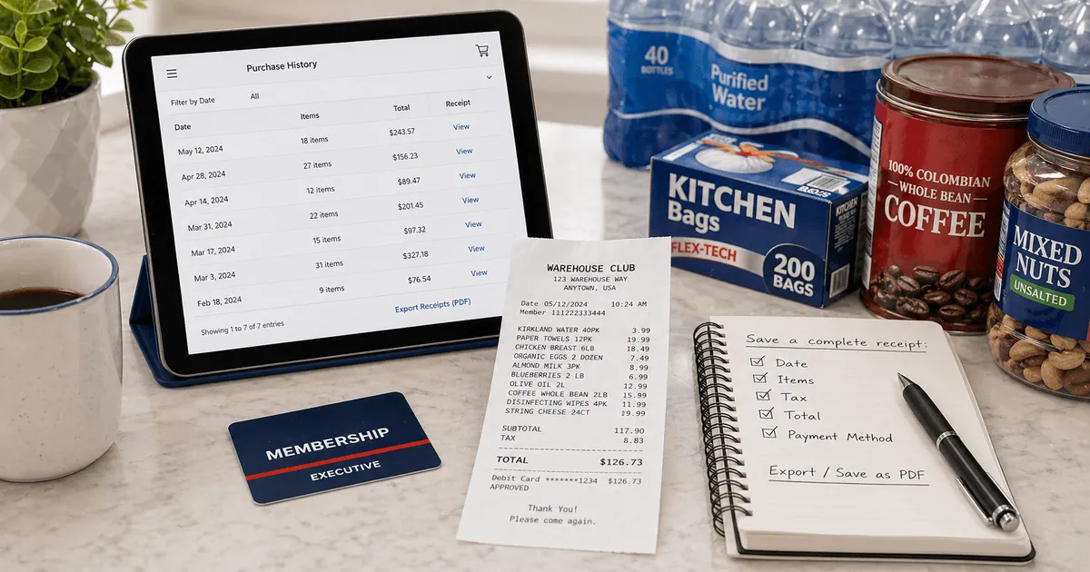 Costco Purchase History: How to Find Old Receipts