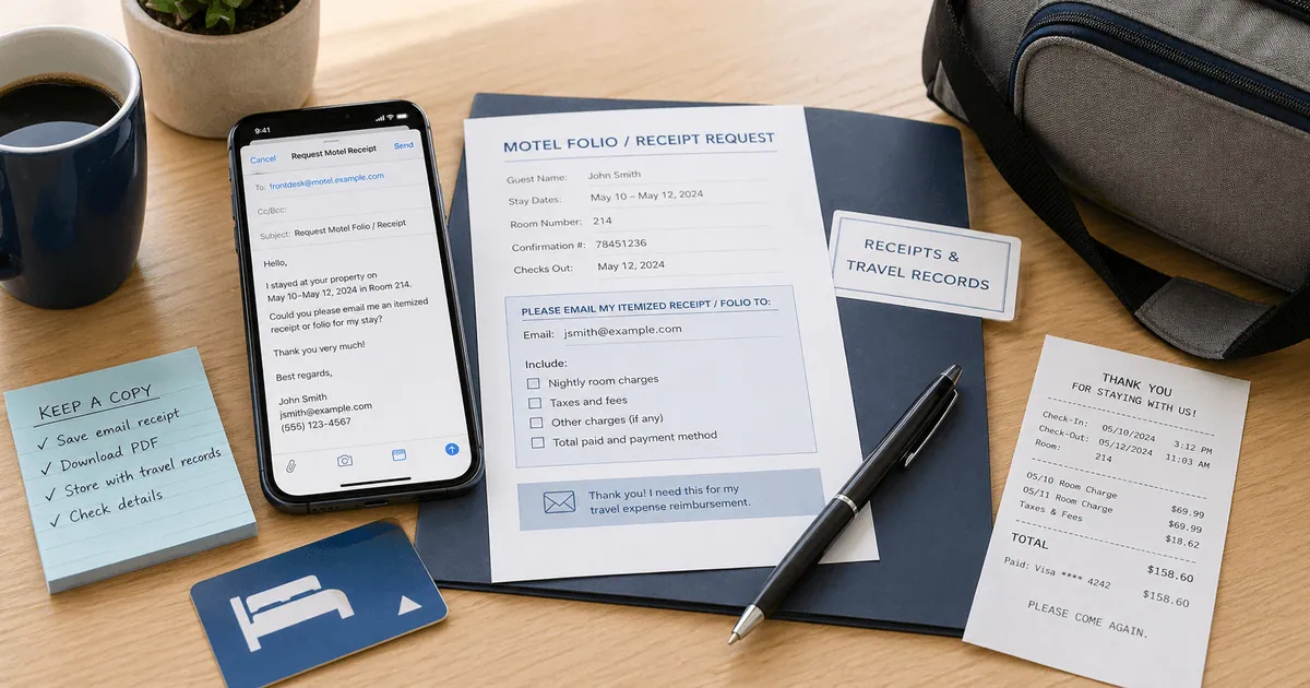 How to Get a Motel 6 Receipt After Your Stay