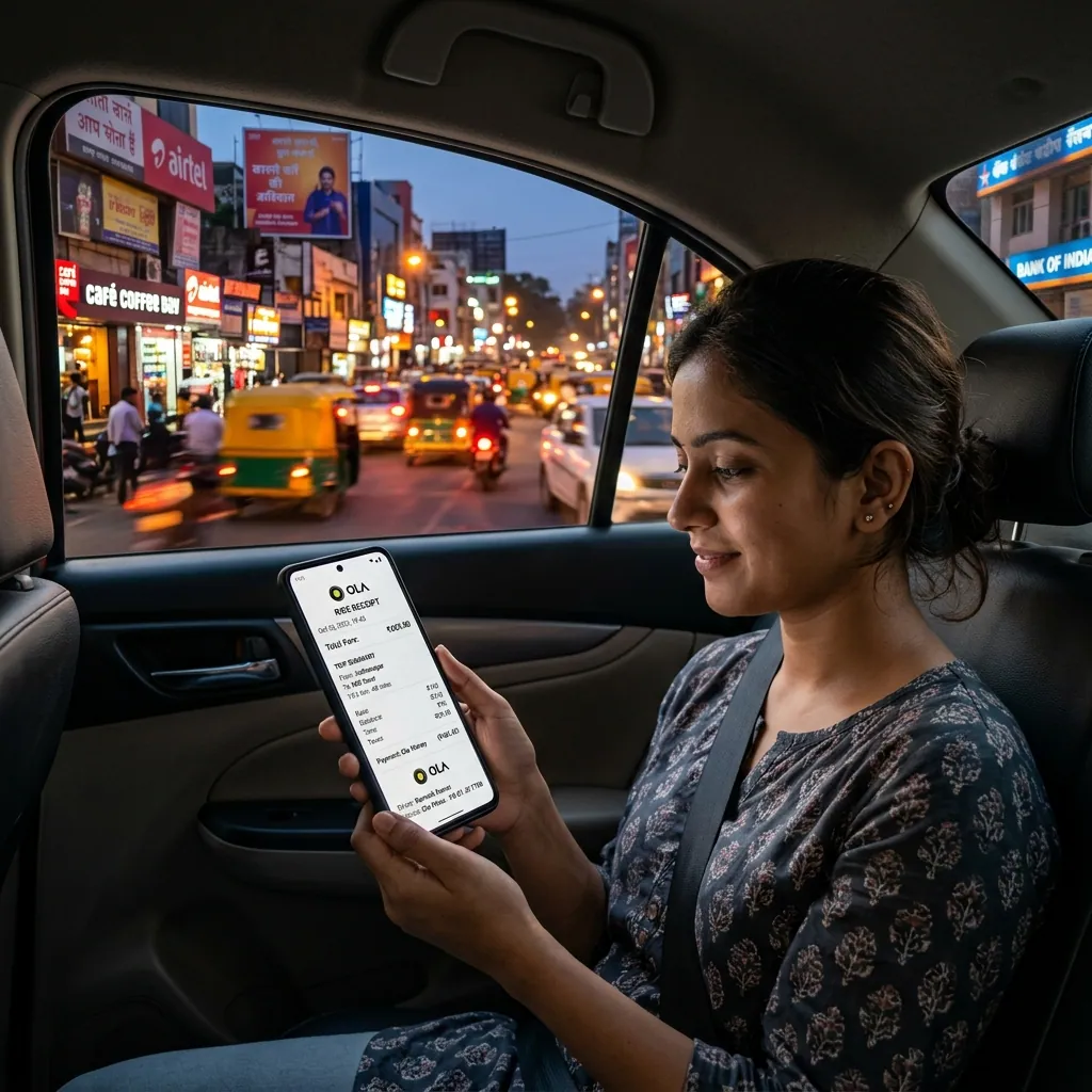How to Get an Ola Receipt