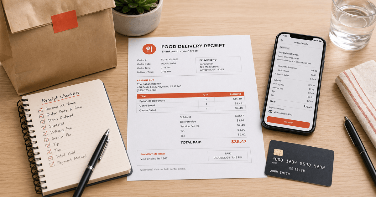 Swiggy & Zomato Bill for Reimbursement: What to Include