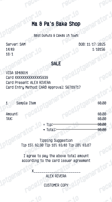 Restaurant Shop Set - Preview of the template design